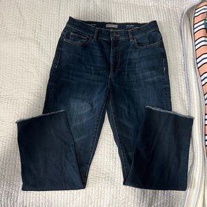 DL1961 Dark blue cropped straight leg jeans Size 30